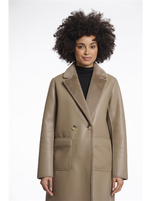 cappotto ivon reversibile RINO & PELLE | IVON.7002512TOFFEE